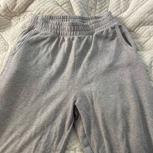 classic grey jogger sweatpants
